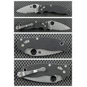 Couteau Spyderco Manix 2 Lame Acier CPM-S30V Serrated Manche G-10 USA SC101GPS2 - Livraison Gratuite
