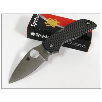 Couteau SPYDERCO CHAPARRAL Manche Fibre de Carbon Acier CPM-S30V SC152CFP - LIVRAISON GRATUITE