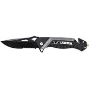 Couteau Smith&Wesson Rescue Flipper Lame Acier 8Cr13MoV Manche Alu SW608S - Free SHipping