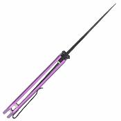 ATZ1878PBVT ArtisanCutlery Beest  Purple – Couteau Pliant Lame Acier AR-RPM9 Drop Point Black Manche Aluminium Violet – Livraison Gratuite