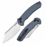 ATZ1882PBU Artisan Simoon | Couteau Pliant Recoil Lock V2 | Lame Bowie AR-RPM9 PVD Blue | Manche G10 Blue - Livraison Gratuite