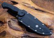 BG048 Poignard Begg Knives Alligator Black Lame Acier 14C28N Etui Kydex - Livraison Gratuite