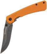 BR0560 Couteau Browning Branded Rock Flipper | Lame Clip Point Acier 7Cr17MoV | Manche G10 Orange | Framelock | Clip - Livraison Gratuite