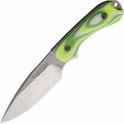 BRAD3FE126 Couteau Bradford Guardian 3 | Lame False Edge Acier N690 | Manche Limon G10 Housse Cuir USA - Livraison Gratuite 