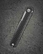 BTKG65A Bestech Duoz |  Couteau Lame Harpoon Acier 14C28N Satin | Manche Black G10 Linerlock - Livraison Gratuite