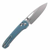 BTKG68C Couteau Bestech Cobber | Lame Acier 14C28N Two-Tone Drop Point | Manche G10 Blue | Bar Lock | Livraison Gratuite