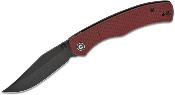 CIVC230652 Couteau CIVIVI Clingman Burgundy Lame Clip Point Acier Nitro-V Roulement à Billes - Livraison Gratuite