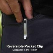 CIVC240311 CIVIVI Faeger – Couteau Pliant Button Lock | Lame Drop Point 14C28N Satinée | Manche G10 Noir - Livraison Gratuite