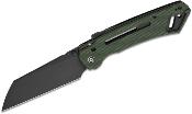 CIVC240523 Couteau CIVIVI Buster FG - Lame Sheepsfoot Acier Nitro-V - Manche Green Micarta - Superlock  Pivot Sur Roulements - Livraison Gratuite