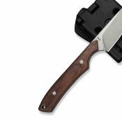 CIVC250843 — Couteau Fixe Civivi High Grass Field Knife Lame Acier 14C28N Stonewashed Manche Bois Guibourtia Housse Kydex Livraison Gratuite