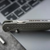 CSFL35FMASA Couteau Cold Steel FM-1 Atlas Lock Gray Lame Acier S35VN Drop Point Manche Titane - Livraison Gratuite
