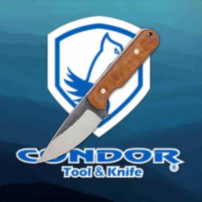 CTK82830SK Couteau Condor Itzi Bushcraft | Lame Acier 14C28N | Manche Micarta Housse Kydex Salvador - Livraison Gratuite