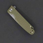 DGRDPMOLSW Daggerr Dopey DL – Couteau Liner Lock | Lame Drop Point 8Cr14MoV Stonewash | Manche FRN OD Green - Livraison Gratuite