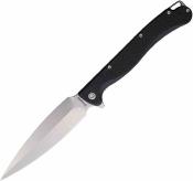 DGRVDFBKSW Couteau Daggerr Vendetta Lame Dagger Acier 8Cr14MoV SW Manche FRN Noir Liner Lock - Livraison Gratuite