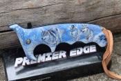 Lot de 3 CN300607WM Couteau Rite Edge Defender A/O Wolf Lame Inox Manche ABS Motif Loup Linerlock -  Livraison Gratuite