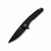 EKC440BB – Eikonic Dromas Flipper – Couteau pliant Lame Drop Point Acier D2 black – Manche G10 Black – Livraison Gratuite