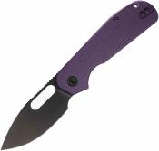 EUT018 Couteau Eutektik EFD PBW-R | Lame Acier 14C28N Black Manche G10 violet Liner Lock - Livraison Gratuite