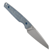 G011A6 — Couteau Kansept Parr Lame Acier D2 Drop Point Manche Micarta Bleu Etui Kydex - Livraison Gratuite