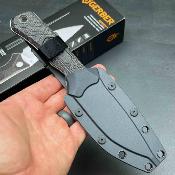 G1066481 Couteau Gerber Convoy | Lame Drop Point Acier 440A | Manche Brown Micarta Housse Nylon - Livraison Gratuite 