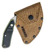 G1824 Couteau Gerber Downwind Ulu Green Lame Acier 7Cr17MoV - Livraison Gratuite