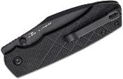 J1962BBK Couteau CJRB Kestrel Lame Acier AR-RPM9 Blk Manche G10 Black Linerlock - Livraison Gratuite