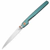 J1965BU CJRB Lanky Blue - Lame Acier AR-RPM9 Manche Aluminium Linerlock Roulements - Livraison Gratuite