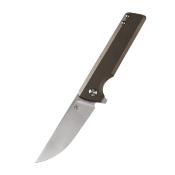 K2038A1 Couteau Kansept Anomaly Bronze Titane Lame Acier CPM-S35VN kwaiken IKBS - Livraison Gratuite