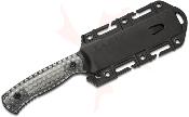 KA7700 KA-BAR Les George Cool Name USA – Couteau Fixe Drop Point | Lame 1095 Cro-Van Noire | Manche Polycarbonate Etui - Livraison Gratuite