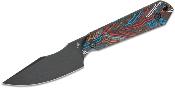 KI1040S6 Kizer Mini Harpoon – Couteau Fixe EDC | Lame Drop Point CPM-3V | Manche G10 Multicolore | Étui Kydex - Livraison Gratuite