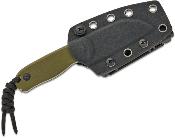 KI1093A1 Couteau Kizer Drop Bear Lame Sheepsfoot Acier AEB-L Manche G10 Olive Etui Kydex - Livraison Gratuite