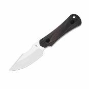 KI1122A4 Couteau Kizer Bone | Lame Acier AEB-L Stonewash | Manche Wood | Housse Kydex - Livraison Gratuite