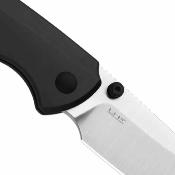  KI34902BDA1 Couteau Kizer T1 Lame Acier Elmax Satin | Manche Aluminium Gris Linerlock | Livraison Gratuite