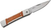 KIV2670A1 Couteau Kizer Little Grand Drop Point Acier Nitro-V Manche Aluminium & Bois Mkuruti Slip Joint - Livraison Gratuite