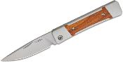 KIV2670A1 Couteau Kizer Little Grand Drop Point Acier Nitro-V Manche Aluminium & Bois Mkuruti Slip Joint - Livraison Gratuite