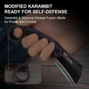 KIV2702A2 Kizer Dodo PC Karambit | Couteau Pliant | Lame Acier Nitro-V Black | Manche G10 Purple | Liner Lock - Livraison Gratuite