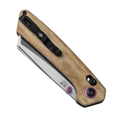 KIV3693A2 Couteau Kizer Madrac Tan Clutch Lock Lame Acier Nitro-V - Livraison Gratuite