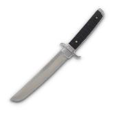 KO049 Couteau Komoran Warlord Lame Tanto Acier Satin Manche Bois Ébène Etui Cuir/Kydex - Livraison Gratuite