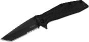 KS1990ST Couteau Kershaw Brawler Semi Automatique - Lame Tanto Acier 8Cr13MoV Sécurité Liner Lock - Livraison Gratuite