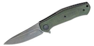 KS4020MCG Couteau Kershaw Concierge Green Lame Acier D2 IKBS - Livraison Gratuite