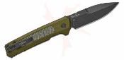 KS7205 Kershaw Launch 22 Auto  | Couteau Pliant Automatique USA | Lame Spear Point CPM MagnaCut | Manche Aluminium OD Green & Micarta - Livraison Gratuite