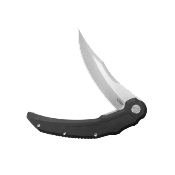 KUB346A Couteau Kubey Wave Crest – Couteau Pliant Pikal | Lame Satin Acier 14C28N | Manche G10 Noir Roulements Billes - Livraison Gratuite
