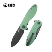 KUB358Q Couteau pliant Kubey Master Chief | Lame Clip Point acier 14C28N Blackwash | Liner Lock | Manche Jade G10 – Livraison Gratuite
