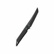 KUB430B Kubey Goliath – Couteau lame fixe Tanto Lame Acier 14C28N Manche Black G10 - Housse kydex - Livraison Gratuite