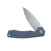 KUB901U Kubey Calyce – Couteau Pliant EDC | Lame Drop Point Acier 14C28N | Manche G10 Blue | Liner Lock | IKBS - Livraison Gratuite