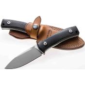 Couteau LionSTEEL M4 G10 Lame Acier M390 Etui Cuir Italy LSTM4G10 - Livraison Gratuite