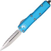 MCT23212TQ Couteau OTF Microtech 232-12TQ Turquoise UTX-85 AUTO Lame Acier Premium Double Edge Dagger Made USA - Livraison Gratuite