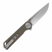 MR690 Marbles Linerlock – Couteau pliant Lame Acier D2 Satin Manche Brown Micarta - Livraison Gratuite