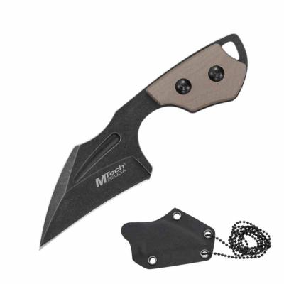 MTFIX001MA Lot de 2 Couteau MTech Neck | Lame Hawkbill Acier 3Cr13 | Manche G10 Housse Kydex - Livraison Gratuite 