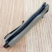OEXD130AC Couteau OUTDOOR EDGE Razor XD1 Button Lock Lame Acier 420J2 Manche GFN Marron - Livraison Gratuite