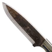 PTH301CAM Bowie Pathfinder PKS Mountaineer Micarta Lame Acier 1095 Made USA - Livraison Gratuite
